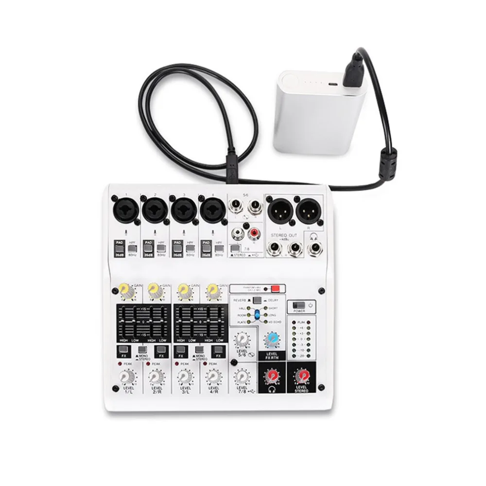 8-Channel Sound Card Digital Audio Mixer Mixing Console Built-in Support Powered With Power Adapter USB Cables
8-Channel Sound Card Digital Audio Mixer Mixing Console Built-in Support Powered With Power Adapter USB Cables