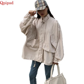 Loose Tooling Jackets Female Spring And Autumn Short Overcoats Harajuku Bf Wind Korean Version Of The Students Neutral Jackets
Loose Tooling Jackets Female Spring And Autumn Short Overcoats Harajuku Bf Wind Korean Version Of The Students Neutral Jackets