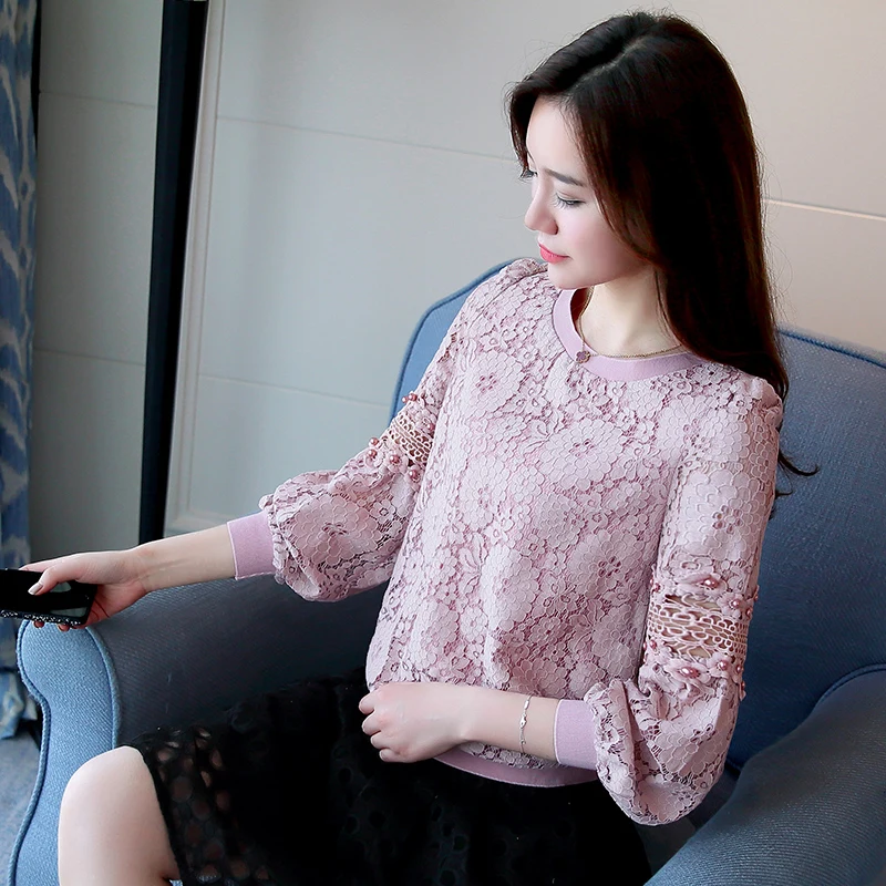 2019 Women Cloth Lace Crochet Blouses Black Korean Long Sleeve Shirts Hollow Out Sexy Blusas White Casual Bodycon Plus Size Tops
2019 Women Cloth Lace Crochet Blouses Black Korean Long Sleeve Shirts Hollow Out Sexy Blusas White Casual Bodycon Plus Size Tops