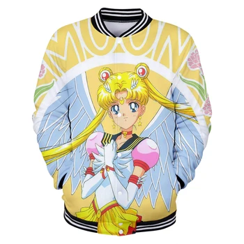 Sailor Moon Anime 3D print V-neck Baseball Jacket Men/Women Harajuku Fashion Cute Casual Outerwear Jacket Autumn Winter Hot Sale
Sailor Moon Anime 3D print V-neck Baseball Jacket Men/Women Harajuku Fashion Cute Casual Outerwear Jacket Autumn Winter Hot Sale