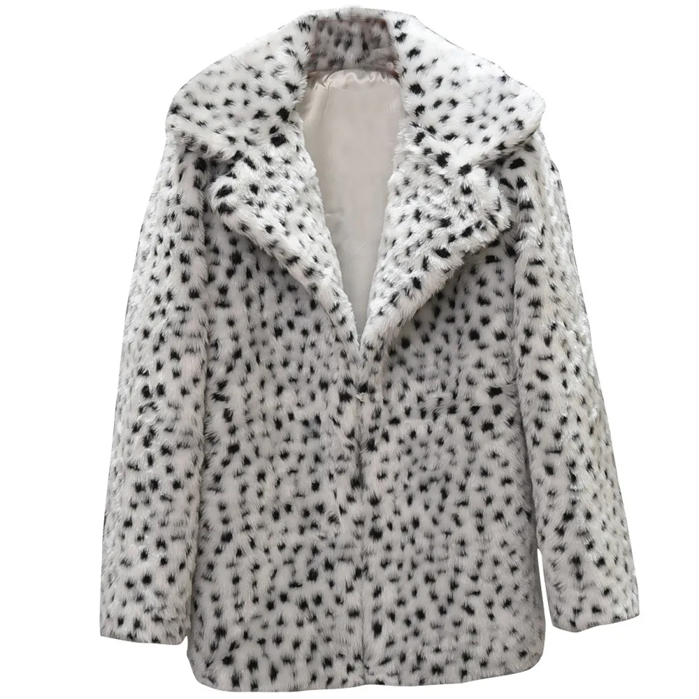 Faux Fur Coat Teddy Coat Winter Coat Women Women Casual Warm Winter Top Ladies Leopard Print Pullover Jumper Outwear
Faux Fur Coat Teddy Coat Winter Coat Women Women Casual Warm Winter Top Ladies Leopard Print Pullover Jumper Outwear