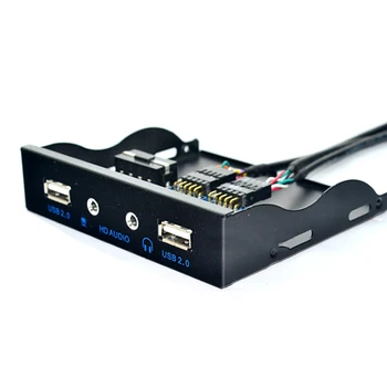 AEROFARA USB 2.0 2 Port 3.5in Multifunction Open Floppy Bay Front Panel Adapter Plug Play High Speed Hub Metal Microphone Input
AEROFARA USB 2.0 2 Port 3.5in Multifunction Open Floppy Bay Front Panel Adapter Plug Play High Speed Hub Metal Microphone Input