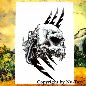 SHNAPIGN Mechanical Skull Temporary Tattoo Body Art Flash Tattoo Stickers 21*15cm Waterproof Car Styling Home Decor Wall Sticker
SHNAPIGN Mechanical Skull Temporary Tattoo Body Art Flash Tattoo Stickers 21*15cm Waterproof Car Styling Home Decor Wall Sticker