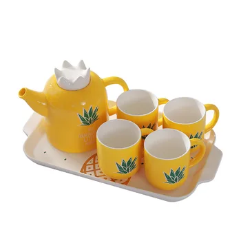 High quality Pineapple cactus porcelain Tea set 1 Pot 4 Mugs,Super Beauty Coffee Mug Cup Teapot ,coffee pot tea set Drinkware
High quality Pineapple cactus porcelain Tea set 1 Pot 4 Mugs,Super Beauty Coffee Mug Cup Teapot ,coffee pot tea set Drinkware