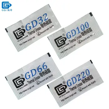 GD100 GD220 Thermal Conductive Grease Paste Silicone Plaster Heat Sink Compound Net Weight 0.5 Gram For CPU MB05
GD100 GD220 Thermal Conductive Grease Paste Silicone Plaster Heat Sink Compound Net Weight 0.5 Gram For CPU MB05