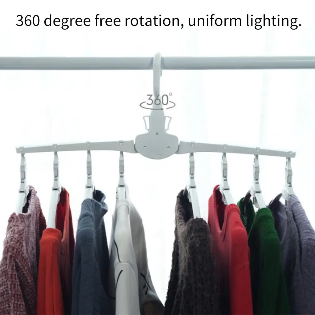 Drop shipping 8 in 1 multi-function magic scalable folding 360 degrees Can rotate Clothes hanger rack Travel Magic Drying Rack 4
Drop shipping 8 in 1 multi-function magic scalable folding 360 degrees Can rotate Clothes hanger rack Travel Magic Drying Rack 4
