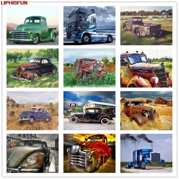 LIPHISFUN Handmade Cross Stitch Embroidery Diamond Painting Full Drill Home Decor Square/round vintage car tractor
LIPHISFUN Handmade Cross Stitch Embroidery Diamond Painting Full Drill Home Decor Square/round vintage car tractor