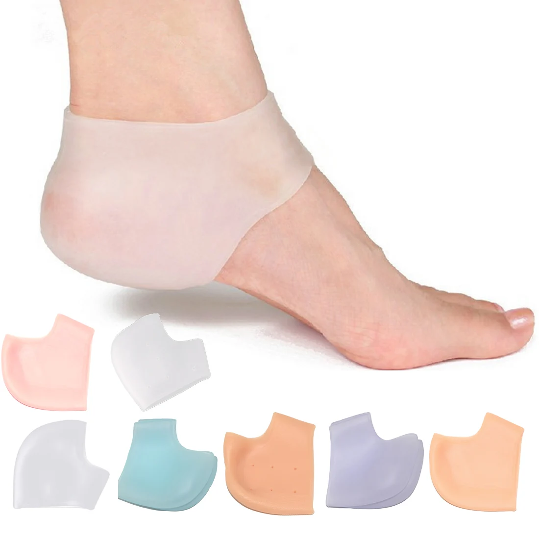 1 Pair New Silicone Feet Care Socks Moisturizing Gel Heel Sock Protection with Hole Anti-crack Foot Skin Care Protector
1 Pair New Silicone Feet Care Socks Moisturizing Gel Heel Sock Protection with Hole Anti-crack Foot Skin Care Protector