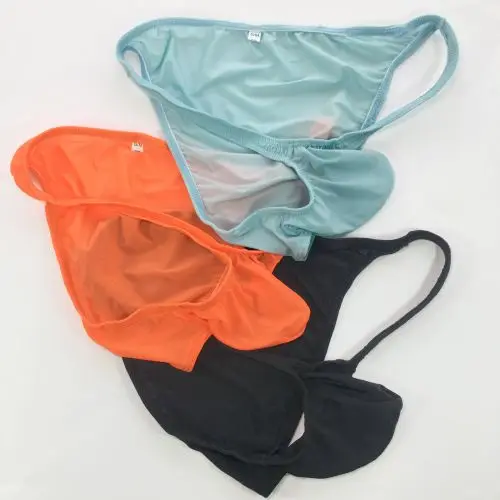 G7032 Mens Pouch Bikini Bulge Enhancer Low Rise Moderate Back soft semi c-thru Colors
G7032 Mens Pouch Bikini Bulge Enhancer Low Rise Moderate Back soft semi c-thru Colors