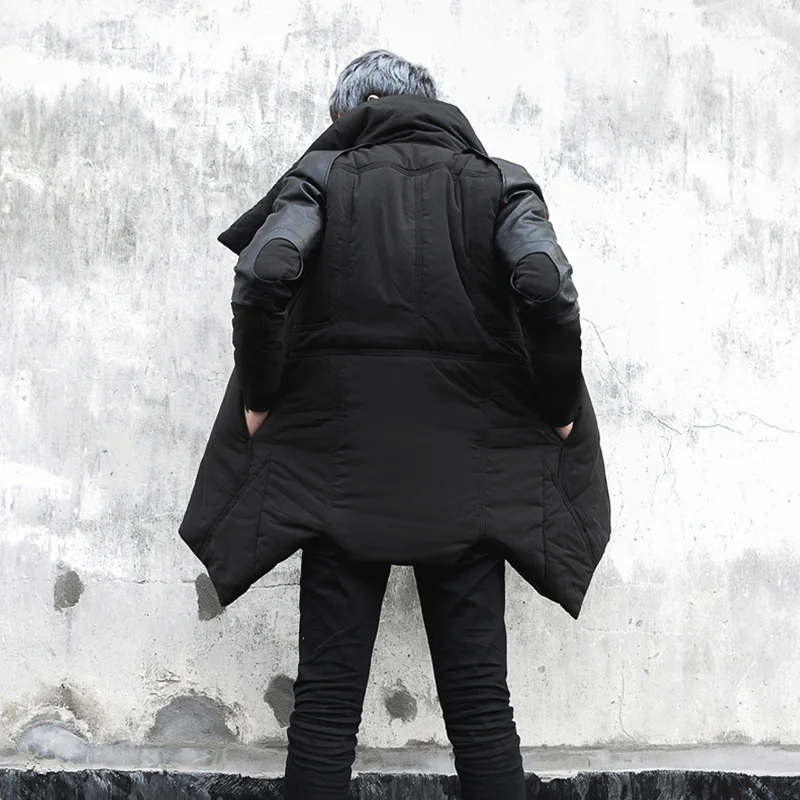 2017 winter new men's fashion casual warm high-necked coat slim hooded youth thickening Long Cotton coat coat singer costumes
2017 winter new men's fashion casual warm high-necked coat slim hooded youth thickening Long Cotton coat coat singer costumes