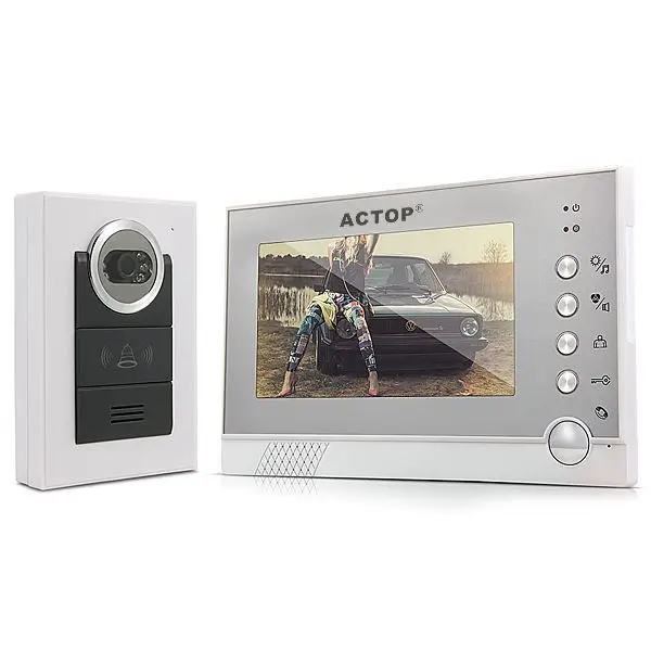 ACTOP VDP-316+CAM-210 Direct factory 7" LCD Video Door Phone Home Entry Intercom Doorbell IR Night Vision Camera US PLUG
ACTOP VDP-316+CAM-210 Direct factory 7" LCD Video Door Phone Home Entry Intercom Doorbell IR Night Vision Camera US PLUG