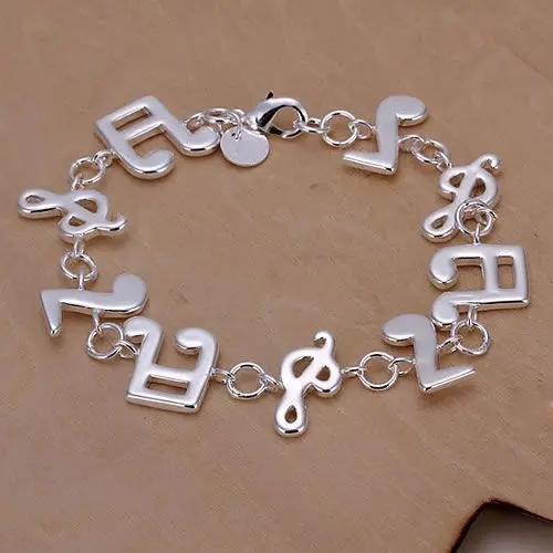 H242 925 plating silver bracelet, 925 plating silver fashion jewelry Music Bracelet /agoaixva axtajpaa
H242 925 plating silver bracelet, 925 plating silver fashion jewelry Music Bracelet /agoaixva axtajpaa