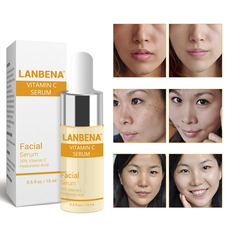 LANBENA Vitamin C Serum VC Essence Remove Dark Spot Freckle Speckle Fade Ageless Whitening Skin Care Whitening Face Anti Winkles
LANBENA Vitamin C Serum VC Essence Remove Dark Spot Freckle Speckle Fade Ageless Whitening Skin Care Whitening Face Anti Winkles