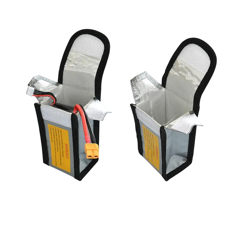 2pcs/lot High Quality Fireproof Explosionproof RC LiPo Battery Safety Bag Safe Guard Charge Sack 125*64*50MM
2pcs/lot High Quality Fireproof Explosionproof RC LiPo Battery Safety Bag Safe Guard Charge Sack 125*64*50MM
