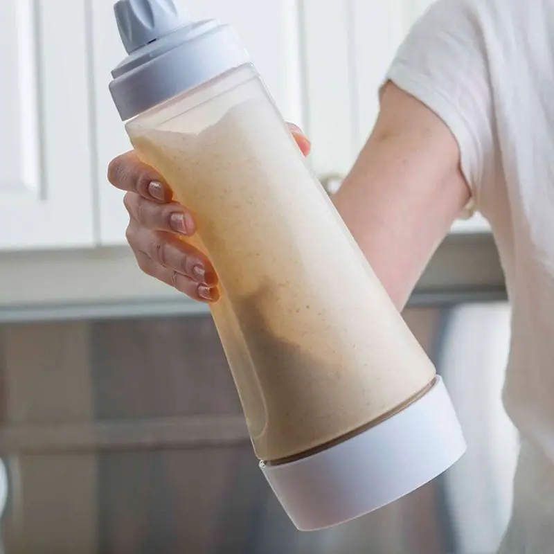 New Batter Mixing Bottle Cupcake Muffin Tool Pancake Dispenser Waffles Batter Shaker Bottle Kitchen Cake Baking Cookie Tool
New Batter Mixing Bottle Cupcake Muffin Tool Pancake Dispenser Waffles Batter Shaker Bottle Kitchen Cake Baking Cookie Tool