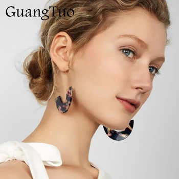 New Fashion Leopard Multi-Color Big Hook Acrylic Earrings Special Statement Long Semicircle Resin Drop Earring ZA Brincos
New Fashion Leopard Multi-Color Big Hook Acrylic Earrings Special Statement Long Semicircle Resin Drop Earring ZA Brincos