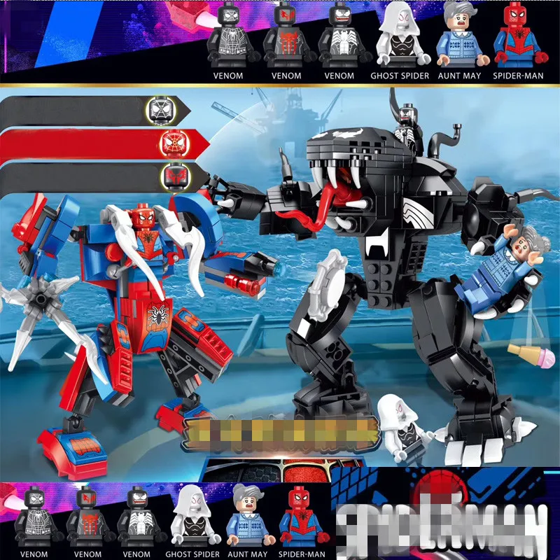 2019 Marvel Super Heroe Sets 747pcs Spiderman Venom Mech Building Blocks Toys Compatible LegoINGlys Avengers Endgame Mecha 76115
2019 Marvel Super Heroe Sets 747pcs Spiderman Venom Mech Building Blocks Toys Compatible LegoINGlys Avengers Endgame Mecha 76115