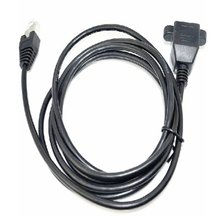 Factory price RJ45 Male to Female Screw panel mount Ethernet LAN Network extension Cable Accessory 51201
Factory price RJ45 Male to Female Screw panel mount Ethernet LAN Network extension Cable Accessory 51201