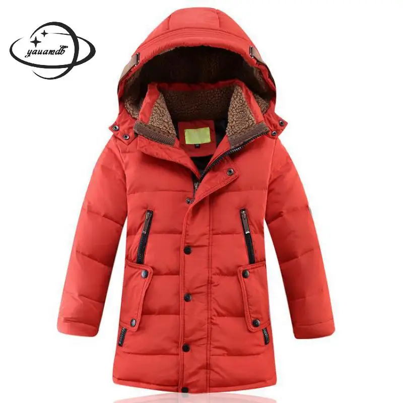 YAUAMDB kids down jacket winter 8-17Y boys hooded white duck coat solid zipper children outerwear pockets long clothes ly126
YAUAMDB kids down jacket winter 8-17Y boys hooded white duck coat solid zipper children outerwear pockets long clothes ly126