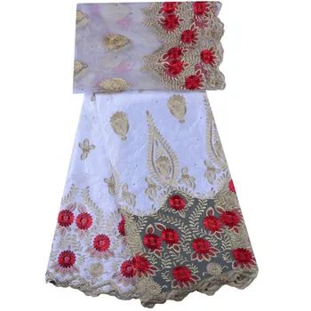5 yards Bazin Lace Fabric+2 yards Net Lace Top Quality Embroidered African Cotton Bazin Lace Fabric For Party Dress 1293
5 yards Bazin Lace Fabric+2 yards Net Lace Top Quality Embroidered African Cotton Bazin Lace Fabric For Party Dress 1293