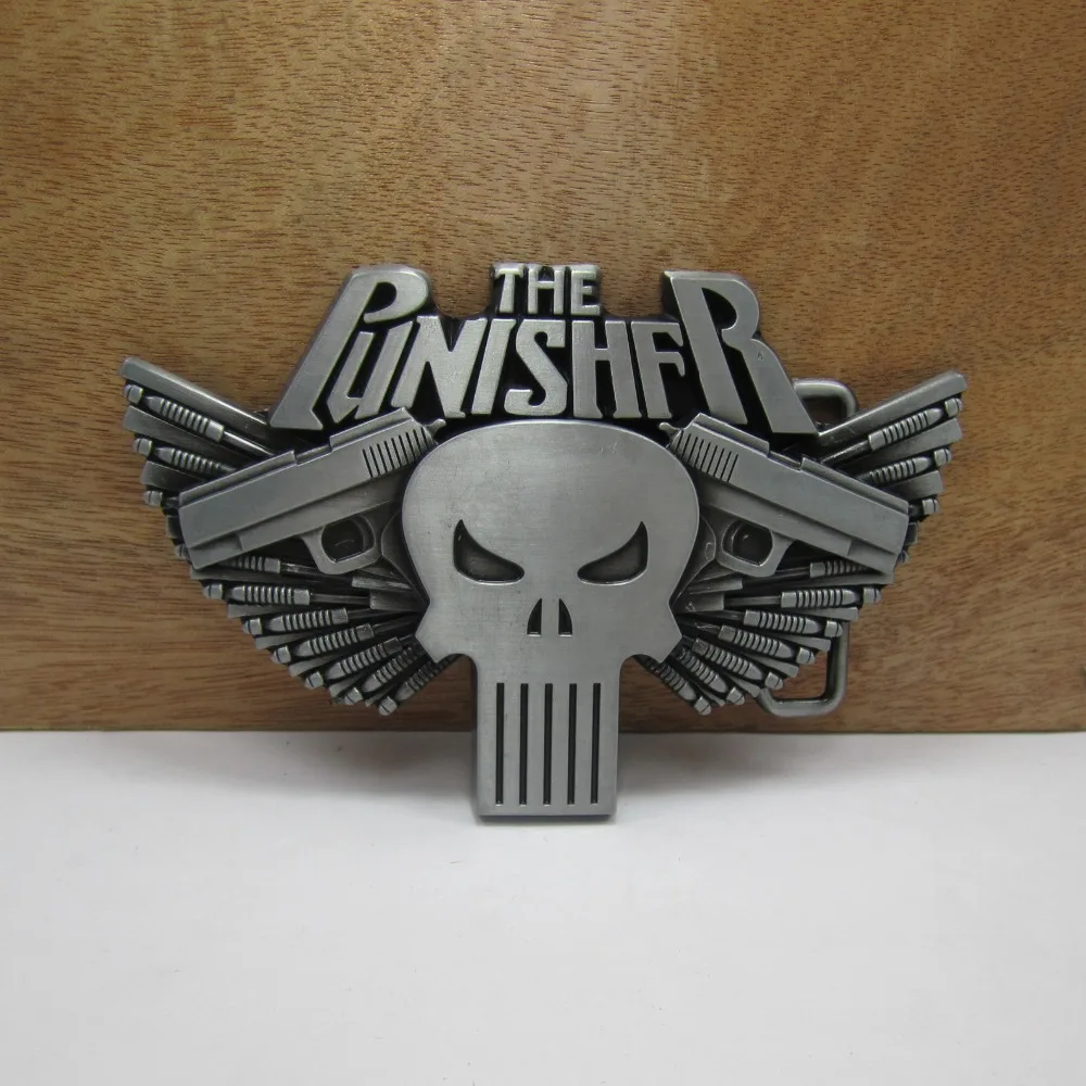 Buckle Club zinc alloy retro PUNISHER SKULL jeans gift cowboy belt buckle FP-02175 with 4cm width loop DROP SHIPPING
Buckle Club zinc alloy retro PUNISHER SKULL jeans gift cowboy belt buckle FP-02175 with 4cm width loop DROP SHIPPING