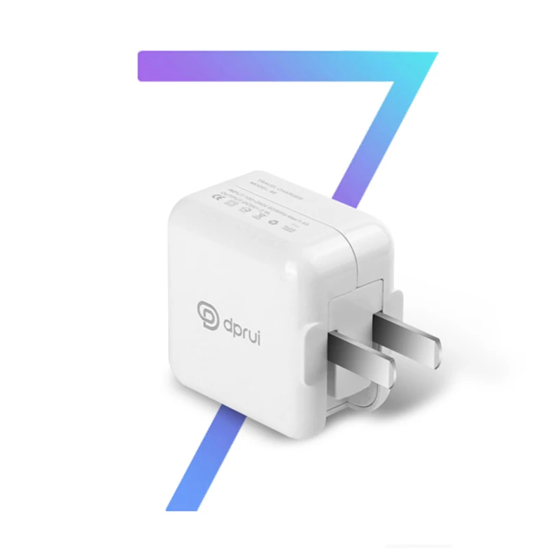 Фото DPRUI 2018 качество новое USB зарядное устройство для iPhone iPad samsung 5 В в/1.5A путешествия