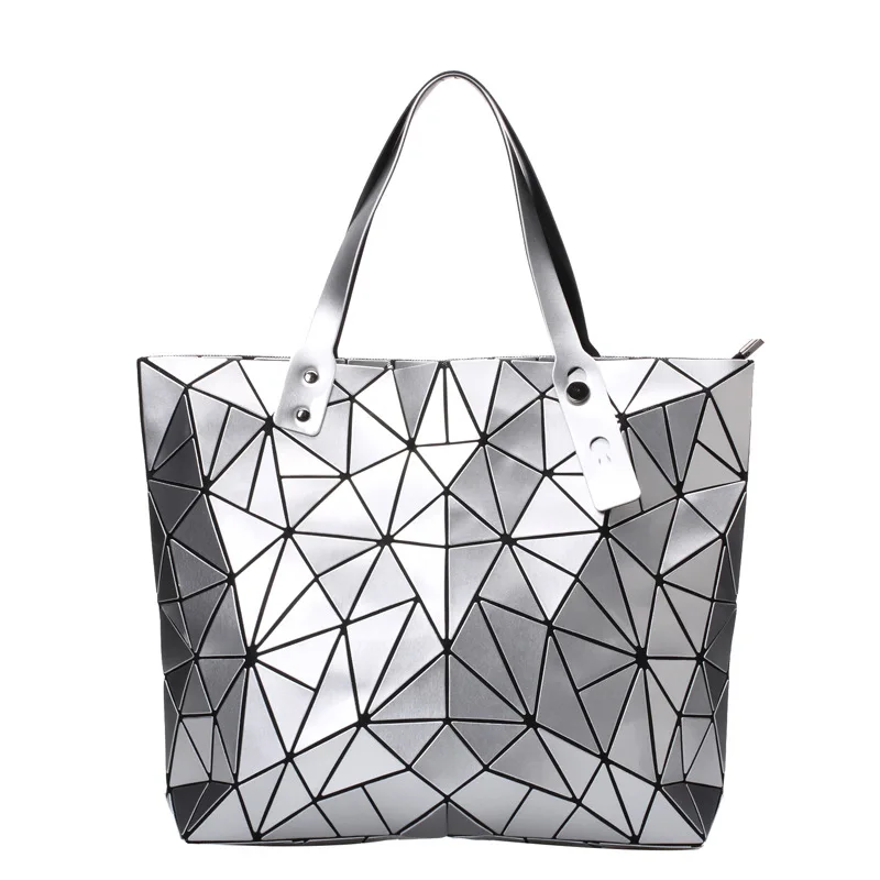 HOT Fashion Luminous Bag Women Geometry Diamond Tote Quilted Shoulder Bags Laser Plain Folding Handbags Hologram Women Bag
HOT Fashion Luminous Bag Women Geometry Diamond Tote Quilted Shoulder Bags Laser Plain Folding Handbags Hologram Women Bag