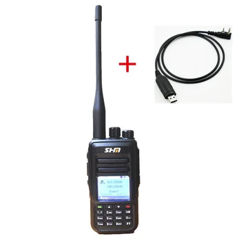 2PCS/LOT Newest DMR DM-UV450 Dual Band Digital Walkie Talkie 3000CH/10000Contacts Two Way Radio Compatible with MOTOTRBO
2PCS/LOT Newest DMR DM-UV450 Dual Band Digital Walkie Talkie 3000CH/10000Contacts Two Way Radio Compatible with MOTOTRBO