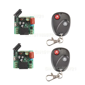 220V 1CH 10A Receiver & Transmitter RF Wireless Remote Switch Momenrary Toggle Latched Adjustable With Jumper 2PCS/LOT
220V 1CH 10A Receiver & Transmitter RF Wireless Remote Switch Momenrary Toggle Latched Adjustable With Jumper 2PCS/LOT