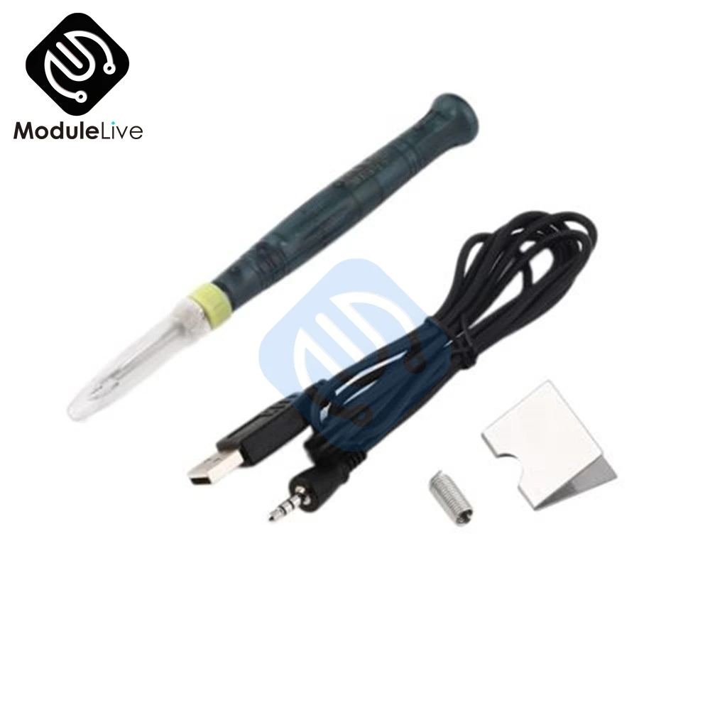 Mini Portable USB 5V 8W Soldering Iron pen tip touch switch electric powered soldering station Welding equipment
Mini Portable USB 5V 8W Soldering Iron pen tip touch switch electric powered soldering station Welding equipment