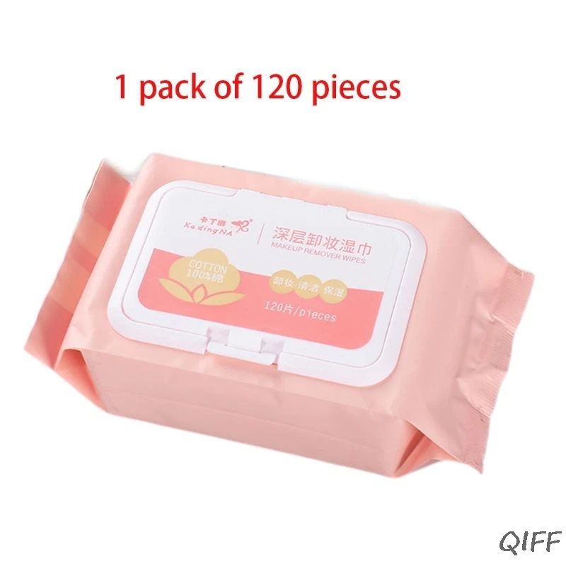 120Pcs/Bag Makeup Remover Wet Wipes Non-Woven Cotton Face Lip Eyes Mild Cleansing Moisturizing Tissue Towelettes Flip Top Pack
120Pcs/Bag Makeup Remover Wet Wipes Non-Woven Cotton Face Lip Eyes Mild Cleansing Moisturizing Tissue Towelettes Flip Top Pack
