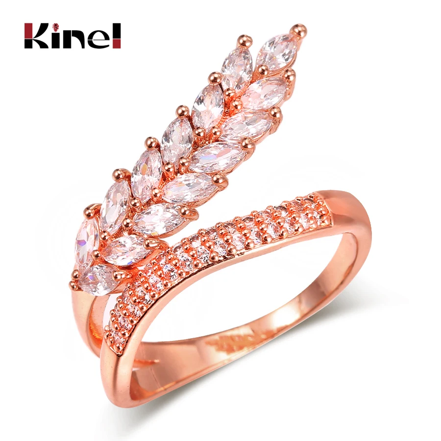 Kienl Fashion Open Adjustable Size Rings Unique Cubic Zirconia Rings Crystal Plant Shaped Wedding Rings Jewelry 2018 New
Kienl Fashion Open Adjustable Size Rings Unique Cubic Zirconia Rings Crystal Plant Shaped Wedding Rings Jewelry 2018 New