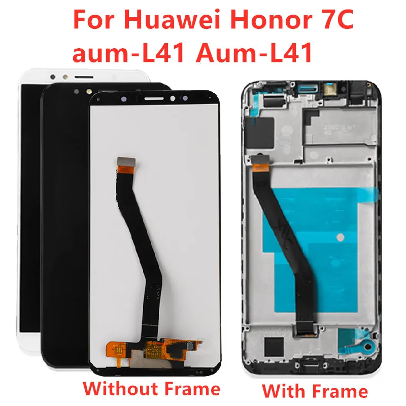 NEW High Qaulity 5.7 inch for Huawei Honor 7C aum-L41 Aum-L30 LCD Display + Touch Screen Digitizer Assembly Replacement parts
NEW High Qaulity 5.7 inch for Huawei Honor 7C aum-L41 Aum-L30 LCD Display + Touch Screen Digitizer Assembly Replacement parts
