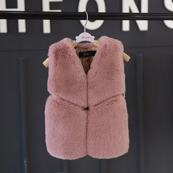 Dollplus 2019 Children Faux Fur Warm Vest Girls Outdoor Casual Solid Color Toddler Girl Vest Kids V-Neck High Quality Waistcoats
Dollplus 2019 Children Faux Fur Warm Vest Girls Outdoor Casual Solid Color Toddler Girl Vest Kids V-Neck High Quality Waistcoats