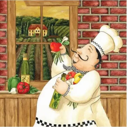 Cartoon Fat Chef Fun 5d diy Diamond Painting Full Rhinestone Diamond Embroidery Mosaic Cross Stitch Kit Wall Artwork Home Decor
Cartoon Fat Chef Fun 5d diy Diamond Painting Full Rhinestone Diamond Embroidery Mosaic Cross Stitch Kit Wall Artwork Home Decor