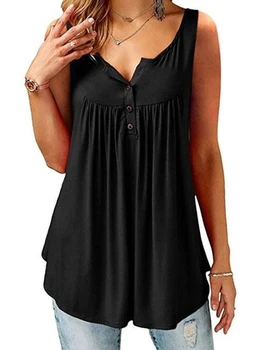 Wipalo Fashion 2019 Plus Size Women Solid Brace Tank Top Pleated Slip Camisole Sleeveless Casual Summer Loose Tank Tops S-5XL
Wipalo Fashion 2019 Plus Size Women Solid Brace Tank Top Pleated Slip Camisole Sleeveless Casual Summer Loose Tank Tops S-5XL