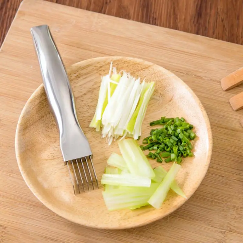 Stainless Steel Shallot Slicer Anti-corrosion Manual Slicer Shallot Stainless Steel Cutter Safe Cooking Gadget #0903
Stainless Steel Shallot Slicer Anti-corrosion Manual Slicer Shallot Stainless Steel Cutter Safe Cooking Gadget #0903