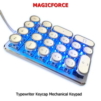 Magicforce Typewriter Edition Wired Smart 21-Key Mechanical Numeric Keypad Cherry Switches ( Pure-white Backlight)
Magicforce Typewriter Edition Wired Smart 21-Key Mechanical Numeric Keypad Cherry Switches ( Pure-white Backlight)