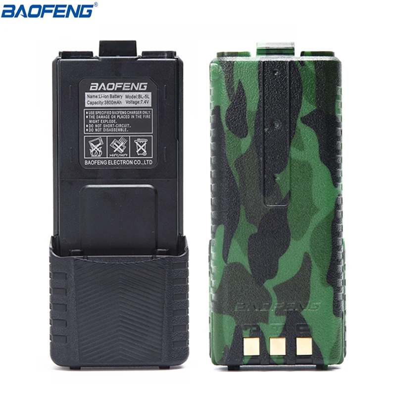 Original BAOFENG UV-5R BL-5L 7.4V 3800mAh Li-ion High Capacity Battery For Baofeng Walkie Talkie UV-5R Series Two Way Radio
Original BAOFENG UV-5R BL-5L 7.4V 3800mAh Li-ion High Capacity Battery For Baofeng Walkie Talkie UV-5R Series Two Way Radio