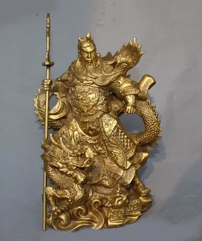 wedding decoration9"Chinese Famous Brass Fengshui Dragon Guan Gong Guan Yu warrior God statue new Year
wedding decoration9"Chinese Famous Brass Fengshui Dragon Guan Gong Guan Yu warrior God statue new Year