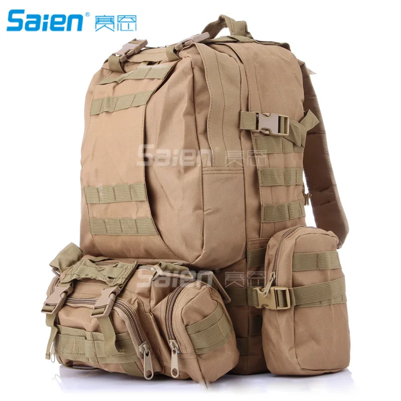 

Outdoor 55L Rucksacks Tactical Backpack Assault Pack Combat Backpack Trekking Bag