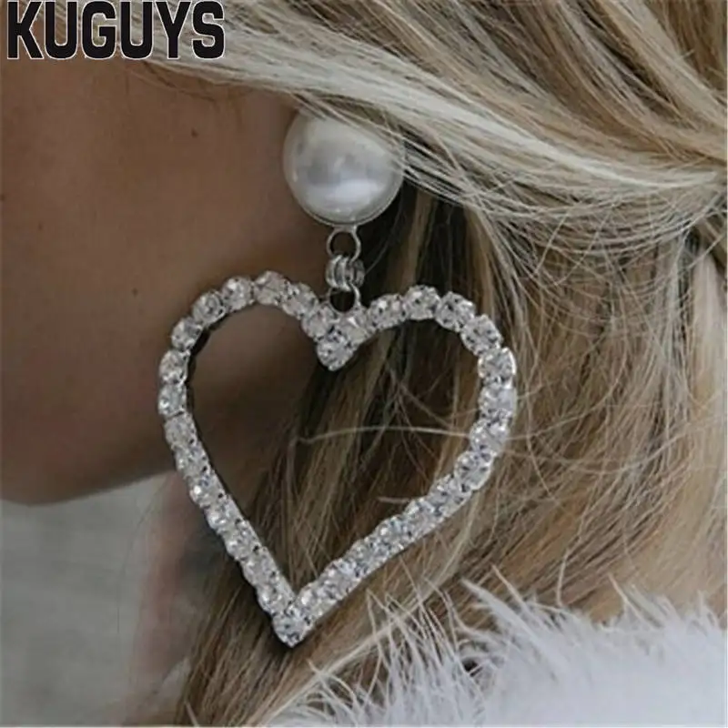 KUGUYS Trendy Jewelry Alloy Crystals Large Earrings for Womens Pendientes Wedding Drop Earring Oorbellen Brincos Accessories
KUGUYS Trendy Jewelry Alloy Crystals Large Earrings for Womens Pendientes Wedding Drop Earring Oorbellen Brincos Accessories