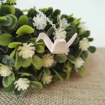Cute Origami Crane Necklace Folded Crane Charm Love Symbol Animal Simple Women Long Chain Pendant Fashion Necklace SanLan
Cute Origami Crane Necklace Folded Crane Charm Love Symbol Animal Simple Women Long Chain Pendant Fashion Necklace SanLan
