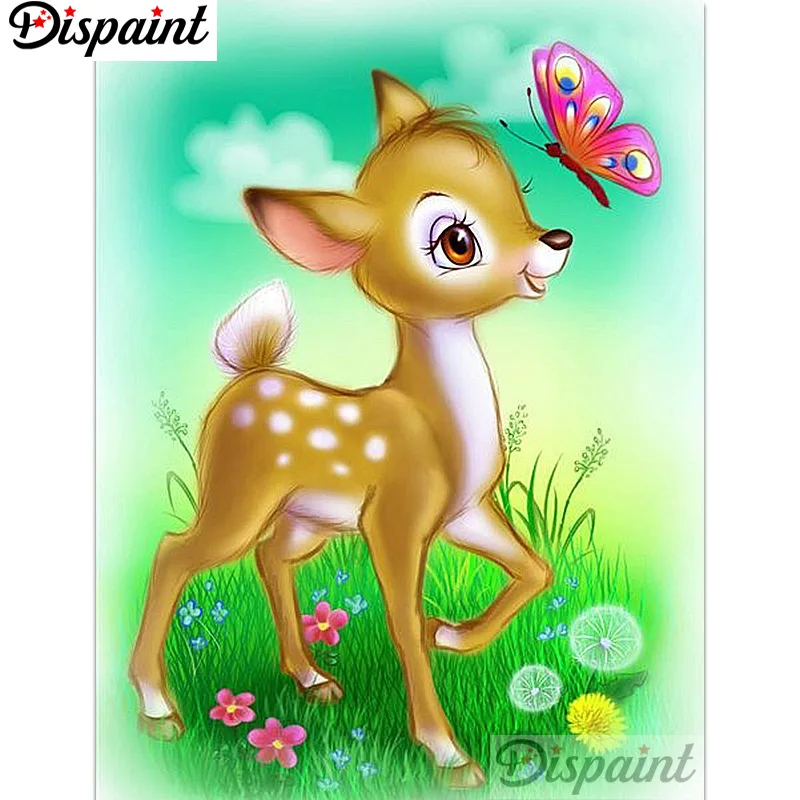 Dispaint Full Square/Round Drill 5D DIY Diamond Painting "Deer butterfly" 3D Embroidery Cross Stitch Home Decor Gift A12273
Dispaint Full Square/Round Drill 5D DIY Diamond Painting "Deer butterfly" 3D Embroidery Cross Stitch Home Decor Gift A12273