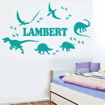 Customizable name Jurassic Dinosaur Wall Sticker Child Baby Room Kindergarten Decoration Vinyls Wall Decor Home Wallpaper DZ02
Customizable name Jurassic Dinosaur Wall Sticker Child Baby Room Kindergarten Decoration Vinyls Wall Decor Home Wallpaper DZ02