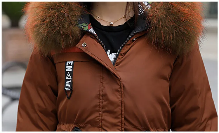 Long Winter Jackets And Coats Woman Warm Women Parka 2018 Winter Linen Cotton Coat Women Both Sides Wear Coats LZ976 (8)