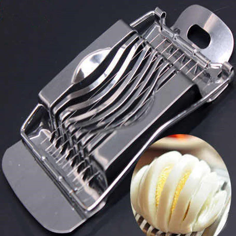 Stainless Steel Boiled Egg Slicer Section Cutter Mushroom Tomato Cutter Kitchen Tool New Kitchen Accessories Egg Slicer
Stainless Steel Boiled Egg Slicer Section Cutter Mushroom Tomato Cutter Kitchen Tool New Kitchen Accessories Egg Slicer