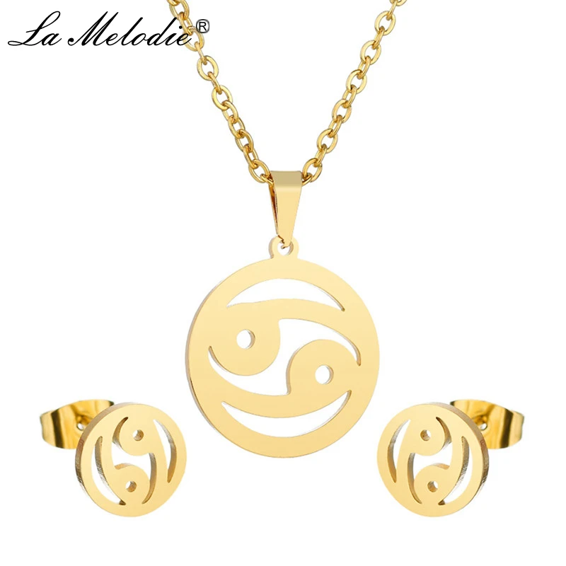 New Yin Yang Gossip Tai Chi Pattern Gold Color Stainless Steel Jewelry Set Pendant Necklace Stud Earring Set Women Jewelry Gifts
New Yin Yang Gossip Tai Chi Pattern Gold Color Stainless Steel Jewelry Set Pendant Necklace Stud Earring Set Women Jewelry Gifts