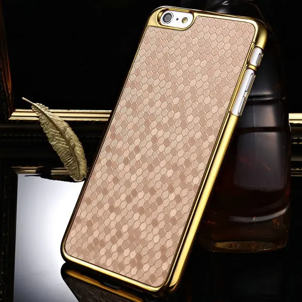 Luxury Hard Case For iPhone 6 Plus 5.5" Inch Retro PU Leather + Chromed Gold Edge Phone Back Cover For iPhone 6 Plus Cases
Luxury Hard Case For iPhone 6 Plus 5.5" Inch Retro PU Leather + Chromed Gold Edge Phone Back Cover For iPhone 6 Plus Cases