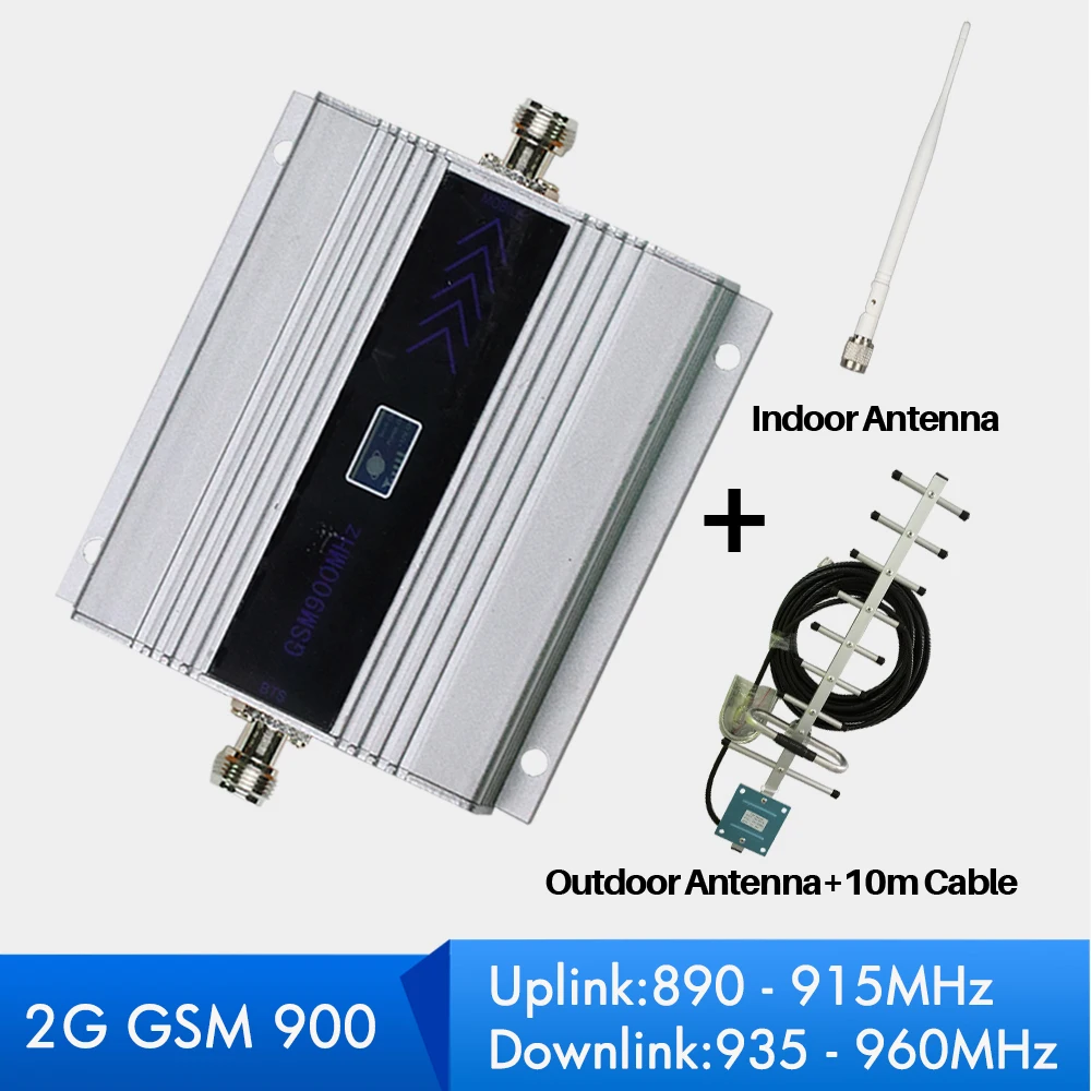 Smart GSM 900MHz Mobile Signal Booster 2G 900mhz Cellular Signal Repeater Improve voice Amplifier 60dB LCD Display Antenna Set
Smart GSM 900MHz Mobile Signal Booster 2G 900mhz Cellular Signal Repeater Improve voice Amplifier 60dB LCD Display Antenna Set